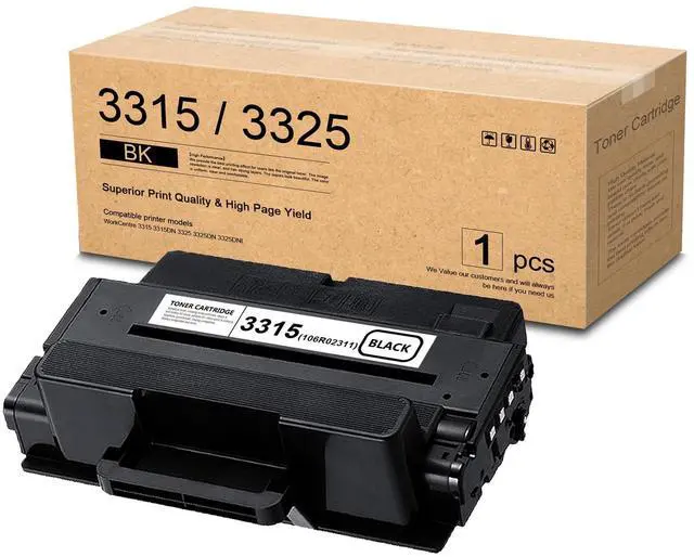 Main image of WorkCentre 3315 / 3325 Black Toner Cartridge 1Pack (5,200 Pages) - Compatible 106R02311 Toner Cartridge Replacement for Xerox WorkCentre 3315 3315DN 3325 3325DN 3325DNI Printer