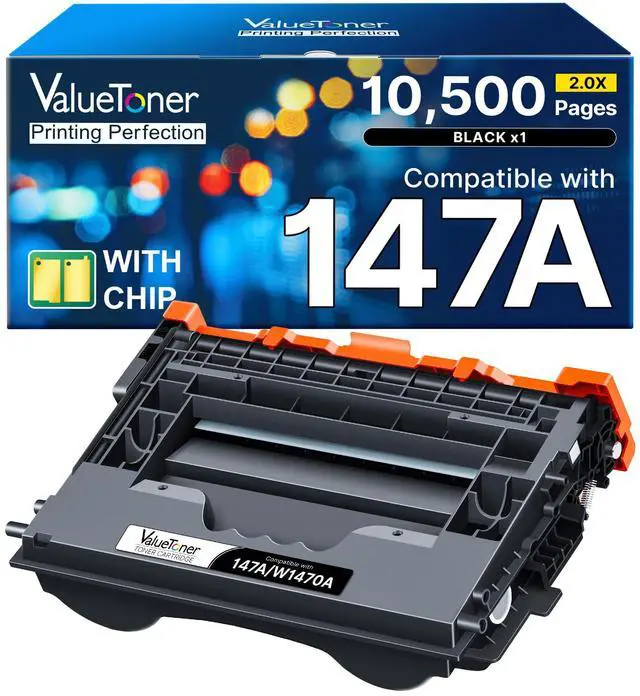 Main image of 147A Compatible for HP 147A Black Toner Cartridge (1-Pack) | Compatible for HP 147A Works with HP Enterprise M610 M611 M612 MFP M634 M635 M636 M610dn M612dn M612x M635fht M635h Printer