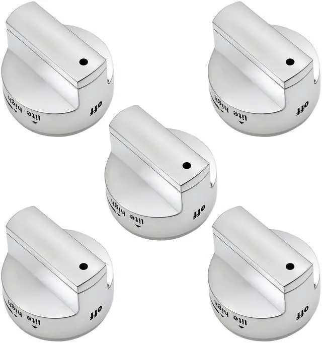 Main image of W11101439 Oven Range Burner Knob for Maytag Whirlpool Gas Stove Knob 5 Pack | Surface Burner Knobs Fits MGR6600FZ0 MGR6600FB0 MGR6600FZ1 MGR7700LZ1 MGR6600FW0 MGR6600FZ2, Replace W10858251 AP6238046