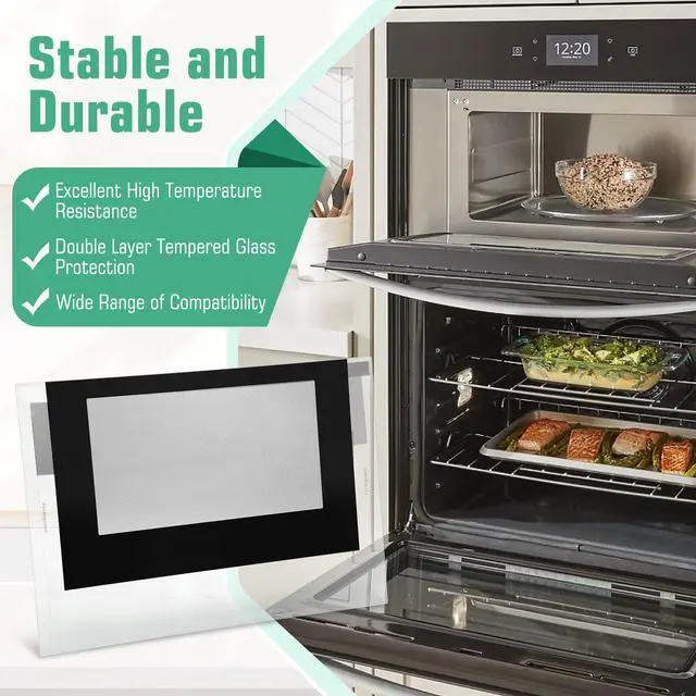 Alt view image 5 of 7 - 316452758 Range Oven Outer Door Glass Compatible with Frigidaire Crosley Kenmore Range Door Glass | Glass Parts 29.3" x 20.2",Replacement 316452719 4583012 AP6284729 PS12175974 EAP12175974