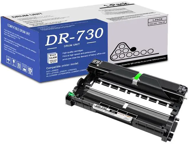 Main image of DR730 DR-730 Drum Unit Compatible 1 Pack (NOT Toner) DR730 DR 730 Black Replacement for Brother DR730 for Brother DCP-L2550DW MFC-L2710DW L2750DW L2750DWXL HL-L2350DW L2370DW L2390DW L2395DW Printer