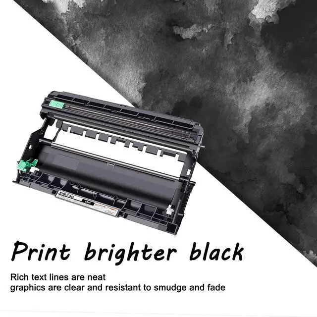 Alt view image 5 of 7 - DR730 DR-730 Drum Unit Compatible 1 Pack (NOT Toner) DR730 DR 730 Black Replacement for Brother DR730 for Brother DCP-L2550DW MFC-L2710DW L2750DW L2750DWXL HL-L2350DW L2370DW L2390DW L2395DW Printer