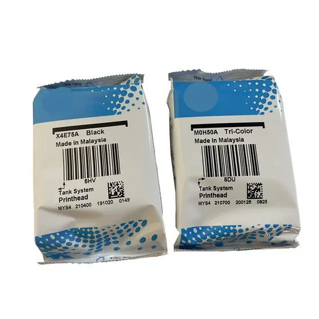 Alt view image 5 of 7 - A Set (Black & Tri-Color) GT53 Print Head X4E75A M0H50AA for Printers 515 514 517 532 617 for Tank 508 510 511 518 519 531 538 610 618 Printer Head