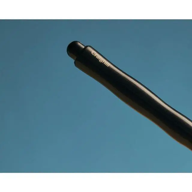 Alt view image 3 of 7 - Kepler Pen - Elegant Retractable Ballpoint Pen for Office & Journaling, Aesthetic Metal Styling, Smooth Writing, Refillable - Vapor Black