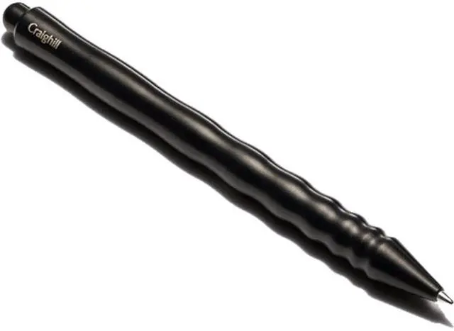 Main image of Kepler Pen - Elegant Retractable Ballpoint Pen for Office & Journaling, Aesthetic Metal Styling, Smooth Writing, Refillable - Vapor Black