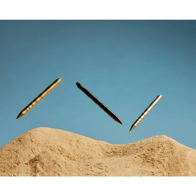 Alt view image 7 of 7 - Kepler Pen - Elegant Retractable Ballpoint Pen for Office & Journaling, Aesthetic Metal Styling, Smooth Writing, Refillable - Vapor Black
