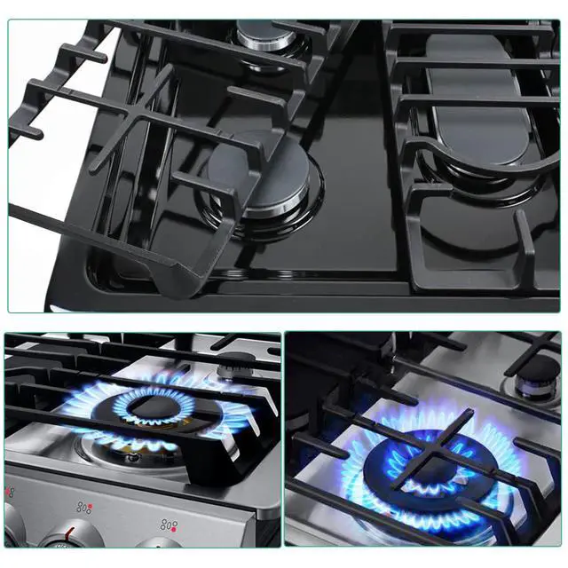 Alt view image 5 of 7 - DG94-00937A Side Burner Grate Replacement for Samsung NX58J5600SG, NX58H5600SS, NX58H9500WS, NX58H9950WS, NX58F5500SS, NX58R5601SS, NX58R4311SS, DG94-00468B Range Grate for Samsung Stove Part
