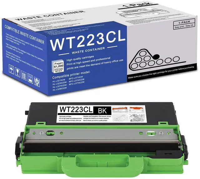 Main image of 1 Pack WT223CL Black Waste Container High Yield Compatible WT223CL Replacement for Brother HL-L3210CW L3230CDW L3270CDW L3290CDW MFC-L3710CW L3750CDW L3770CDW Printer