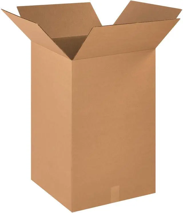 Main image of Shipping Boxes Medium 18"L x 18"W x 28"H 10-Pack - Corrugated Cardboard Box for Moving, Mailing, Packing, Packaging and Storage