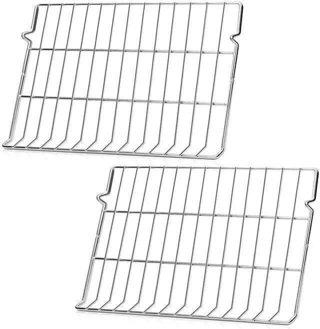 Main image of Upgraded MHL63411403 Oven Rack Replacement 24.6 x 16.2 304 Stainless Steel Range Shelf Compatible with LG Stove LDG4313ST LREL6323S Replaces MHL63411401 MHL63411402 MHL62112101, 2 Pack