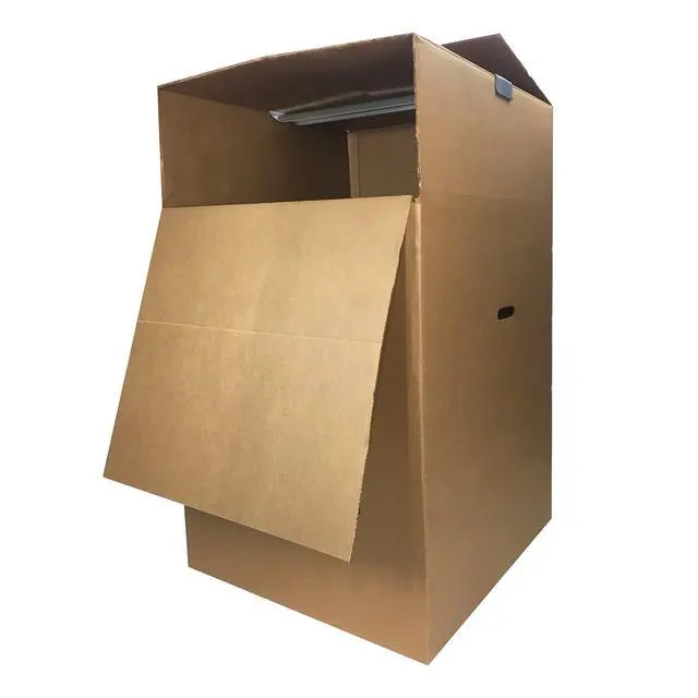 Alt view image 3 of 7 - Moving Boxes Bundles Wardrobe Moving Boxes 24x24x40 Inches - Pack of 3