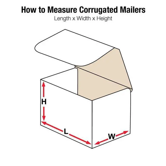 Alt view image 2 of 7 - Mailer Boxes Small 7"L x 5"W x 5"H 50-Pack - Corrugated Cardboard Box for Shipping, Moving, Mailing, Packing, Packaging and Storage