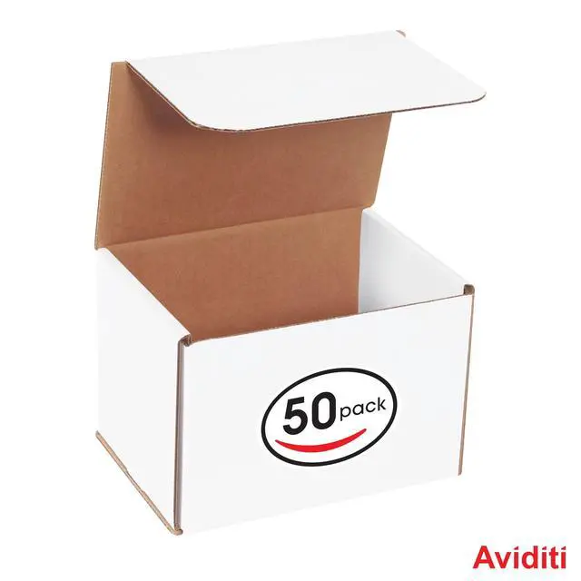Alt view image 3 of 7 - Mailer Boxes Small 7"L x 5"W x 5"H 50-Pack - Corrugated Cardboard Box for Shipping, Moving, Mailing, Packing, Packaging and Storage