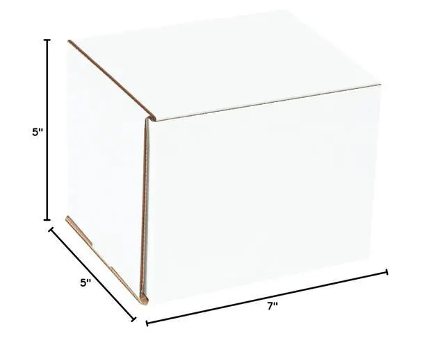 Alt view image 7 of 7 - Mailer Boxes Small 7"L x 5"W x 5"H 50-Pack - Corrugated Cardboard Box for Shipping, Moving, Mailing, Packing, Packaging and Storage