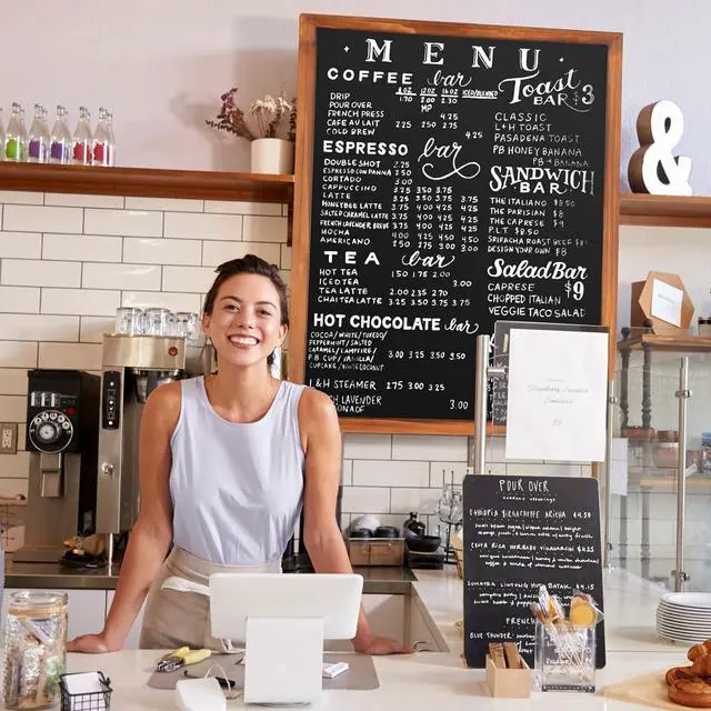 Alt view image 4 of 7 - 2 Pieces 24 x 36 Inch Magnetic Chalkboard Blackboard Large Hanging Framed Wall Chalk Board Natural Pine Frame Easy-to-Erase Black Board for Home Office