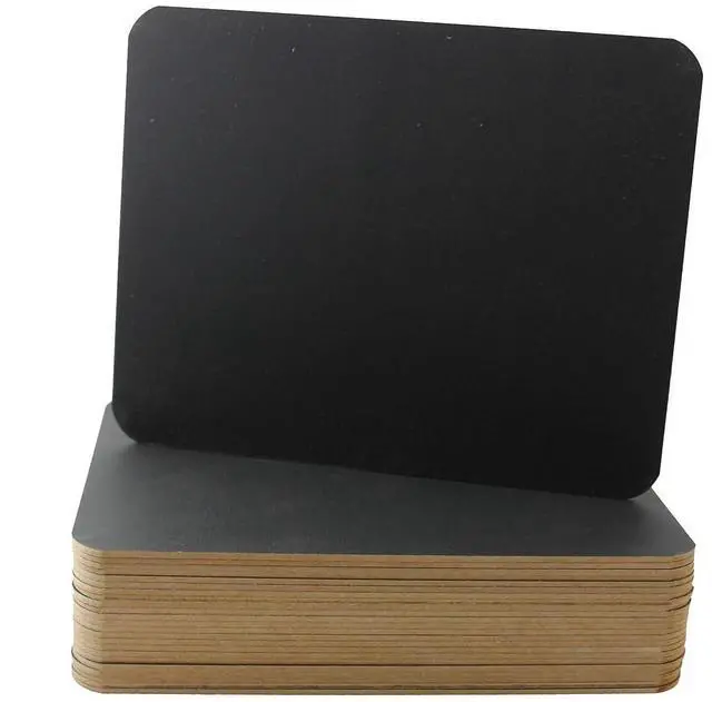 Main image of 9.5" x 12" Black Chalkboards, Classroom Set, Student Drawing, Small School Chalkboard, Menu Board, Pack of 24