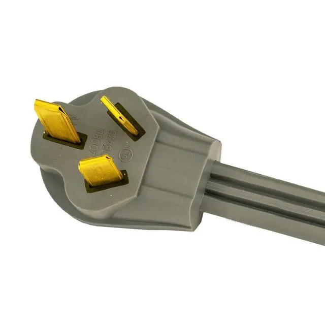 Alt view image 4 of 5 - 3-Prong Electric Range Cord, 40 Amps, 6 Foot Length, Grey, 61269 (Pack of 12)