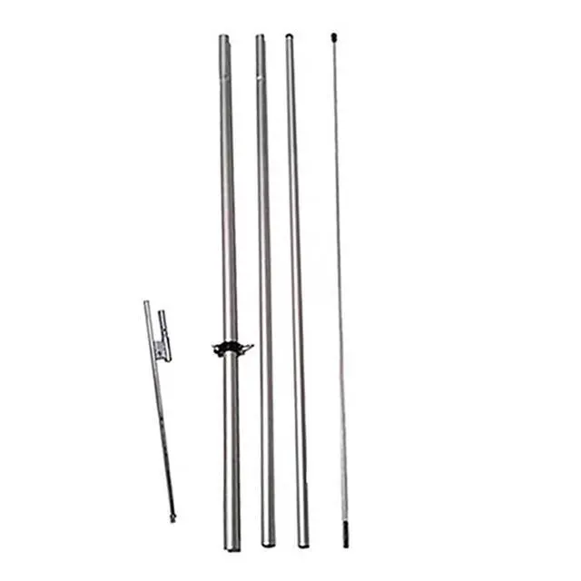 Alt view image 3 of 7 - NOW OPEN Advertising Swooper Feather Flag Banner with 15' Foot Pole Kit and Ground Stake - Perfect for Businesses Outdoor Signs
