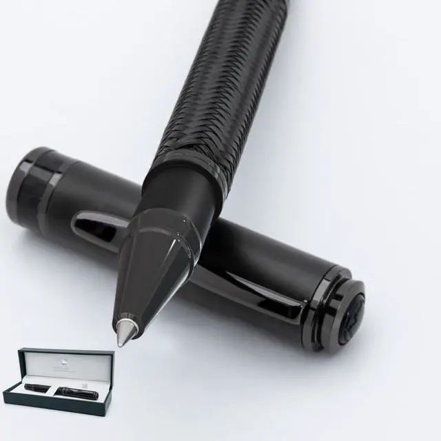 Main image of USA Innova Formula M Black Rollerball Pen | Premium Writing Instrument with Schmidt 888 Refill