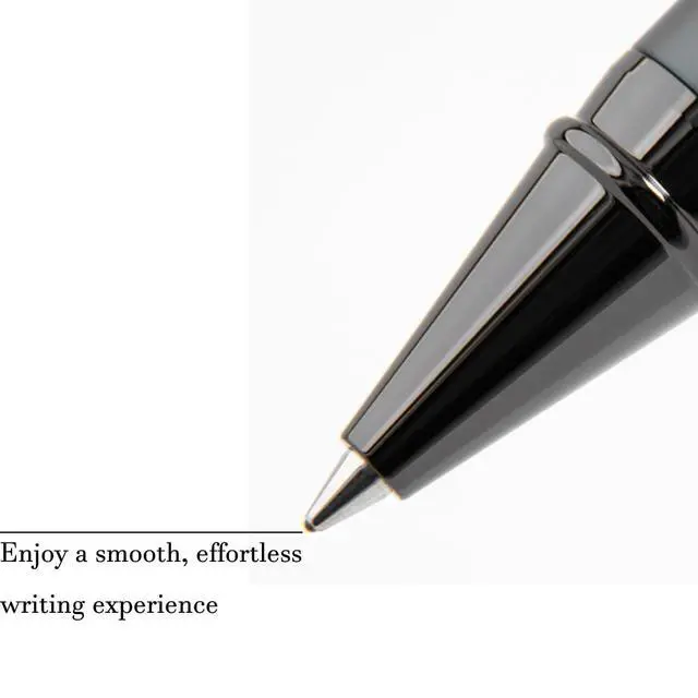 Alt view image 3 of 6 - USA Innova Formula M Black Rollerball Pen | Premium Writing Instrument with Schmidt 888 Refill