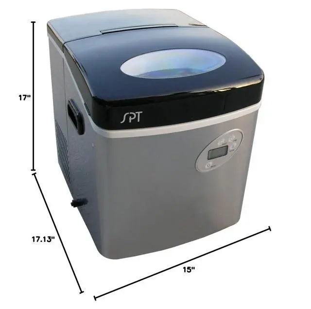 Alt view image 3 of 3 - IM-101S Portable ICE Maker with Stainless Steel HOUSING