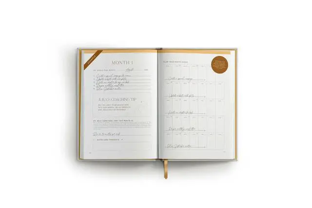 Alt view image 3 of 7 - Peak Performance Planner. Undated Life Planner. Daily, Mindfulness, Reflections. A5 size. Start Anytime. (White)