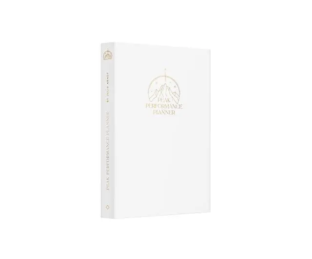 Alt view image 2 of 7 - Peak Performance Planner. Undated Life Planner. Daily, Mindfulness, Reflections. A5 size. Start Anytime. (White)