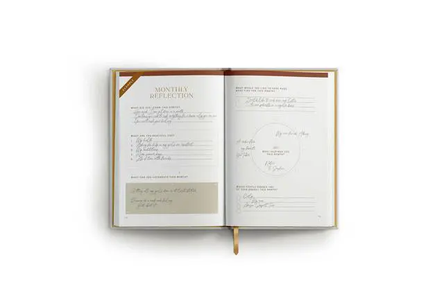 Alt view image 7 of 7 - Peak Performance Planner. Undated Life Planner. Daily, Mindfulness, Reflections. A5 size. Start Anytime. (White)
