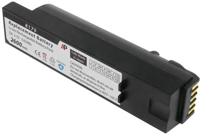 Main image of Replacement Battery for Zebra 8100 Series Scanners | Best for DS8100, DS8170, DS8178 | Lithium Ion Rechargeable Battery Pack | 3.7 Volt | 2600 mAh