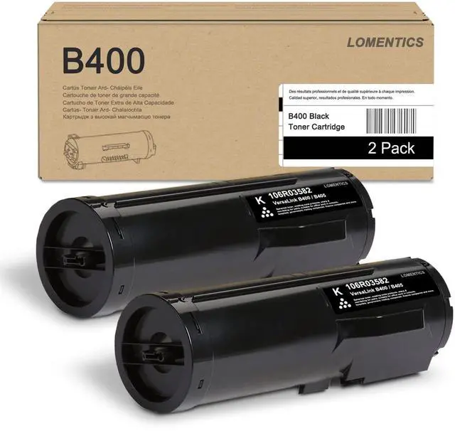 Main image of VersaLink B400/B405 High Capacity Toner Cartridge (2-Pack, Black) - 106R03582 Toner Cartridge Replacement for Xerox VersaLink B405 B400 B405DN B400DN B400N B405N Printer