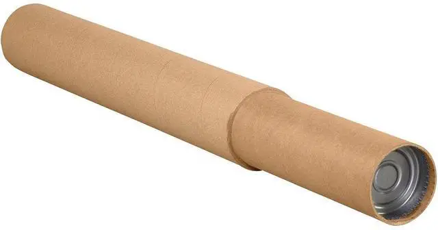Main image of Expandable Kraft Mailing Tubes, 3-1/4 Inch Diameter, Adjustable Length 72-144 Inches, for Shipping, Storing, Mailing, Blueprints and Posters (15 Pack)