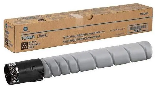 Main image of Konica TN321K Black 27000 Page Yield Toner Cartridge for Konica C224 C284 C264 BizHub Laser Printers A33K130