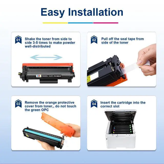 Alt view image 6 of 7 - 075 Toner Cartridges Replacement for Canon 075 MF665Cdw LBP646Cdw MF663Cdw | for Canon Color imageCLASS MF665Cdw MF662Cdw MF663Cdw LBP640 MF660 LBP646Cdw LBP647Cdw Printer (Black,Cyan,Magenta,Yellow)