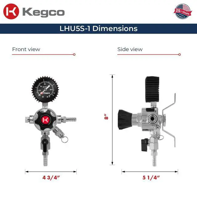Alt view image 3 of 7 - Elite Series Single Product Secondary Regulator