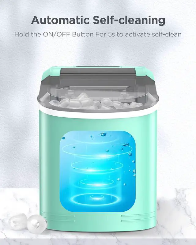 Alt view image 6 of 6 - Ice Maker Machine Countertop