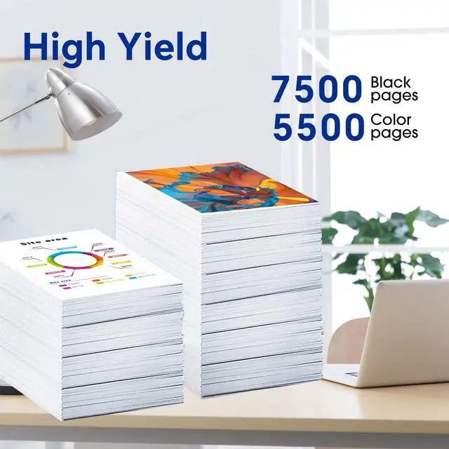 Alt view image 3 of 6 - 210A 210X Toner Cartridge (with Chip) High Yield Compatible for HP 210X 210A W2100A Toner Cartridge with Color LaserJet Pro MFP 4301fdw 4301fdn Pro 4201dn 4201dw Printer| 4-Pack