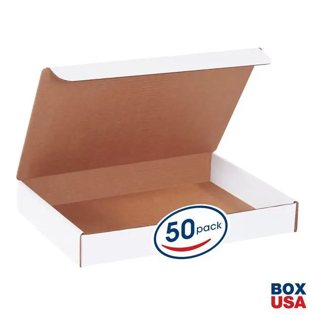 Alt view image 2 of 7 - Literature Mailers, 14"L x 10"W x 2"H 50-Pack, Cardboard Box for Shipping, Moving, Mailing, Packing, Packaging and Storage