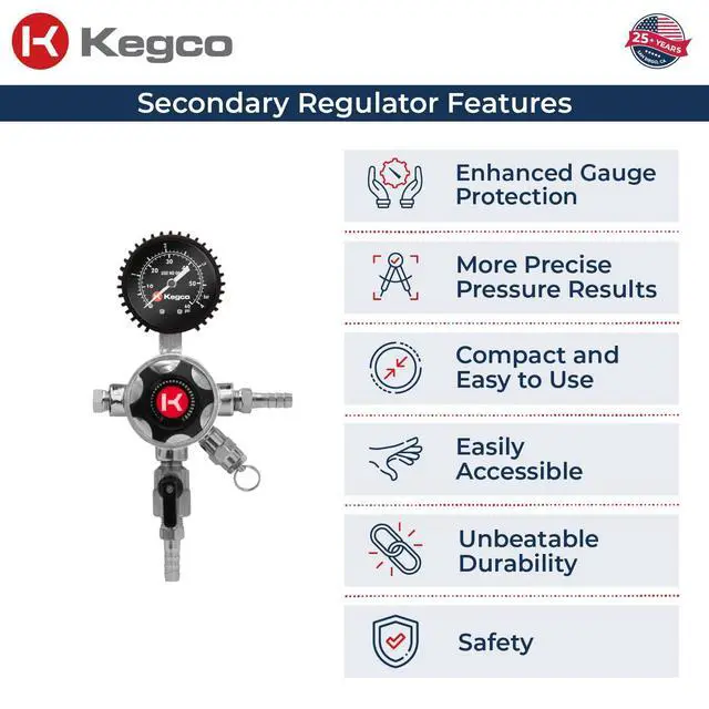 Alt view image 4 of 7 - Elite Series Single Product Secondary Regulator
