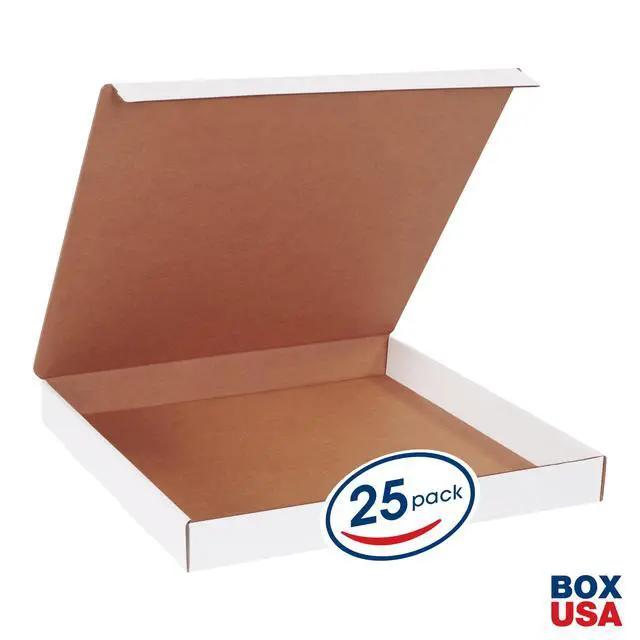 Alt view image 2 of 7 - Moving Boxes Large 18"L x 18"W x 2"H 25-Pack, Cardboard Box for Shipping, Moving, Mailing, Packing, Packaging and Storage