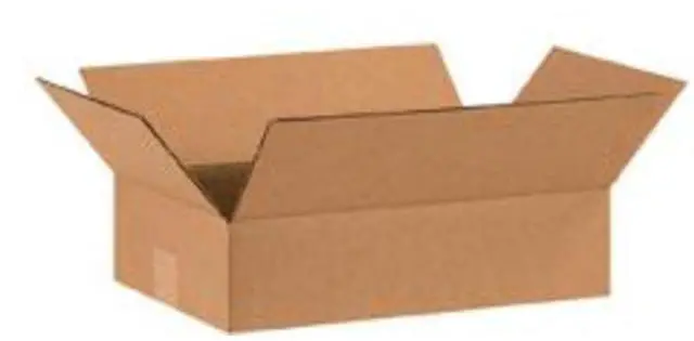 Main image of Shipping Boxes Flat 15"L x 10"W x 4"H 25-Pack - Corrugated Cardboard Box for Moving, Mailing, Packing, Packaging and Storage