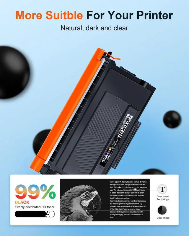 Alt view image 4 of 6 - TN920XL TN920 Toner Cartridge for HL-L6210DW HL-5915DW (with Chip 4 Black) | Compatible for Brother TN 920XL TN-920 XL TN920XXL High Yield for HL-L6210DWT HL-L5210DN HL-L5210DWT, 4 Black with Chip