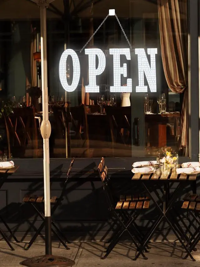 Alt view image 7 of 7 - LED Open Sign for Business 40"x10" Dimmable Large Bright LED Open Light Up Sign with Hanging Installation for Window Stores, Hotel, Store, Bar, Retail Shop, Salon, Restaurant