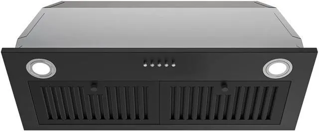 Main image of Black Range Hood Insert 30 Inch, 600 CFM Ducted/Ductless Convertible Built-in Kitchen Vent Hood, Stainless Steel Stove Hood with 3 Speed Exhaust Fan & Baffle Filters