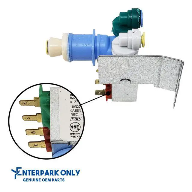 Alt view image 4 of 5 - W10210603 Enterpark Refrigerator Water Inlet Valve Replacement Compatible with Whirlpool, Jenn-Air, Amana, Maytag Replaces WPW10210603, PS11750433