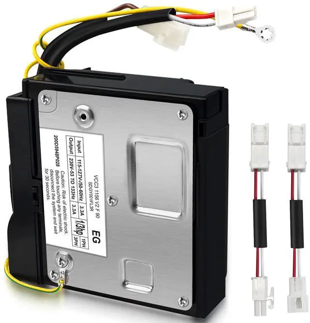 Main image of WR49X10283 WR55X10490 Inverter Control Board Compatible with GE Refrigerator,Replace WR55X10685 WR55X10979 WR55X11029 AP5669522 PS6883663 2677747 519306299,Parts Embraco VCC3 1156 K8 F 90