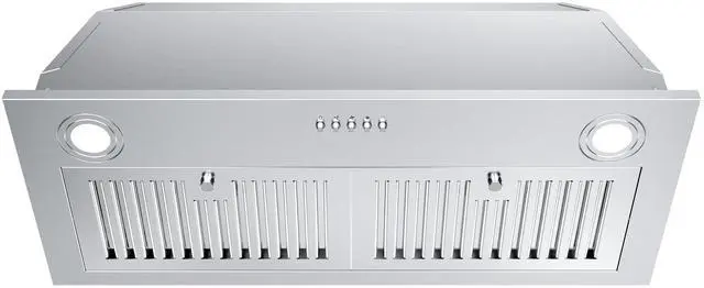 Main image of Range Hood Insert 30 inch, Built-in Kitchen Hood with 600 CFM, Ducted/Ductless Convertible Kitchen Vent Hood, Stainless Steel Stove Hood with Push Button, Baffle Filters and Charcoal Filters