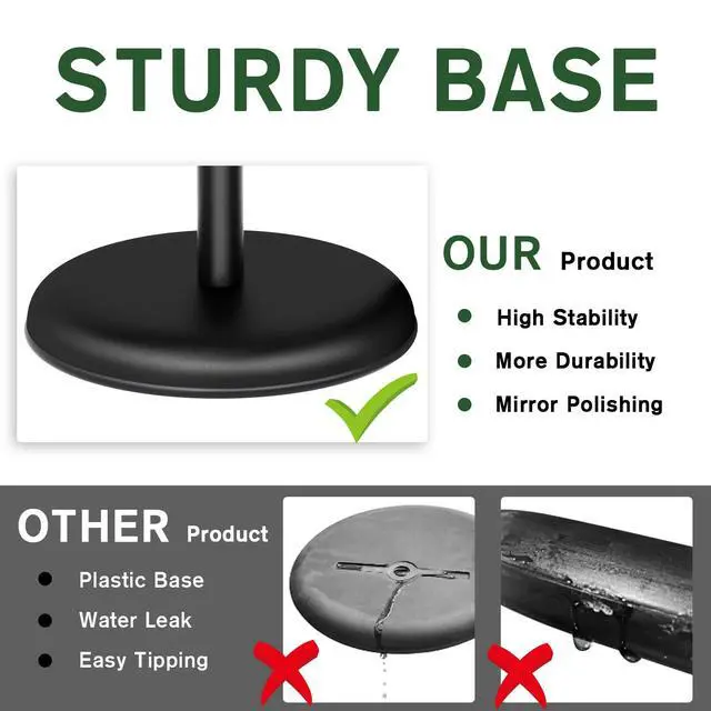 Alt view image 2 of 7 - Sign Holder - 2PCS 8.5x11 inch Sign Stand Holder Adjustable Display Stand Floor Standing Sign Holder, Signage Stand with Snap-Open Frame Display for Malls,Schools,Restaurants(Black)