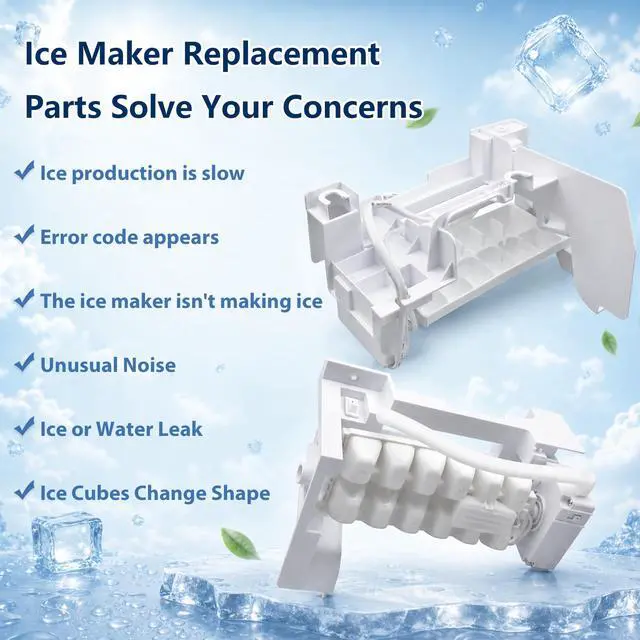 Alt view image 4 of 6 - 5989JA1005H Refrigerator Ice Maker Assembly, Replace for LG Refrigerators | Replacement Models: LSC27925SB, LSC27925ST, and LSC27925SW; High-efficiency ice making; service