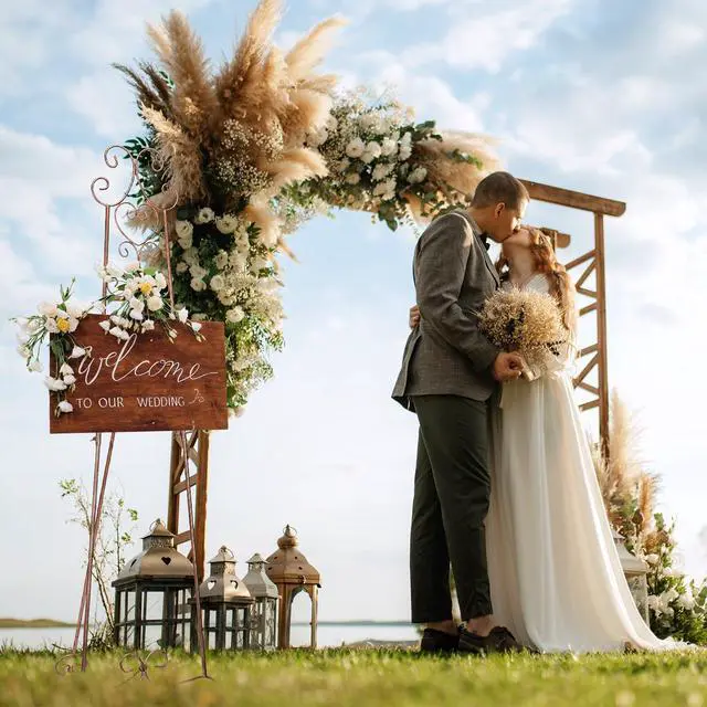 Alt view image 4 of 6 - 57" H Bronze Metal Scroll Easel Stand for Display Wedding Sign Poster Adjustable Portable Art Easels Poster Easel with Chain Support for Showcasing Pictures Artwork Coffee Exhibition Canvas