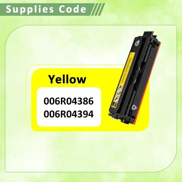 Alt view image 4 of 7 - for Xerox C235 C230 Yellow Toner Cartridge (with Chip),Replacement 006R04394 High-Yield Cartridges Compatible with Xerox C230DNI/C235DNI Color Multifunctional Printer 006R04386 Ink Cartridge (Yellow)